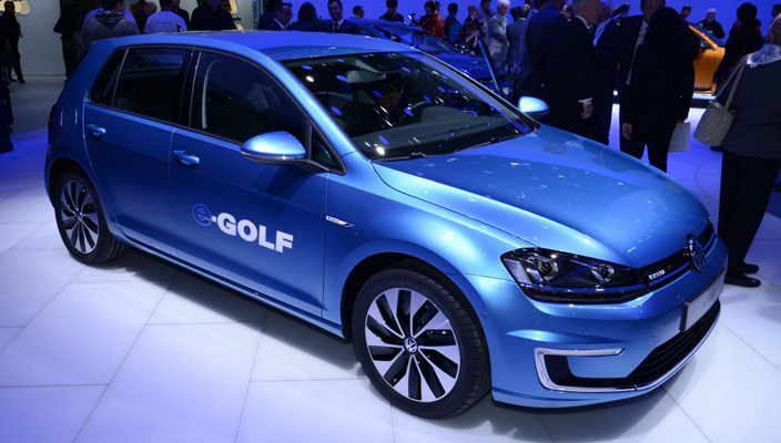 VW e-Golf Detroit